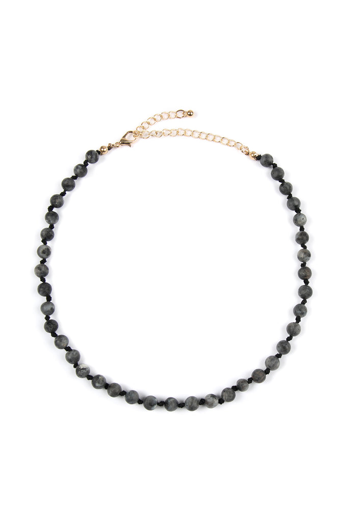 6mm Natural Stone Necklace