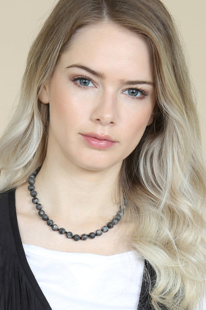 8mm Natural Stone Necklace