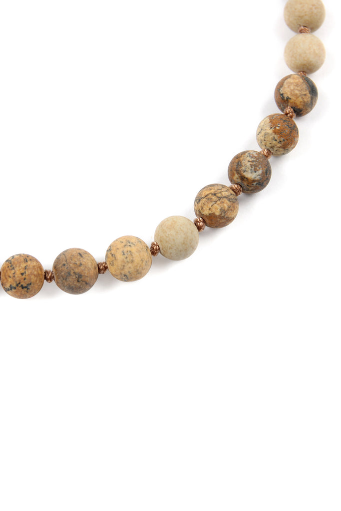 8mm Natural Stone Necklace