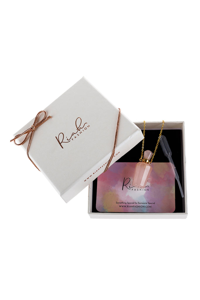 NATURAL STONE HEXAGON CRYSTAL PENDANT  NECKLACE