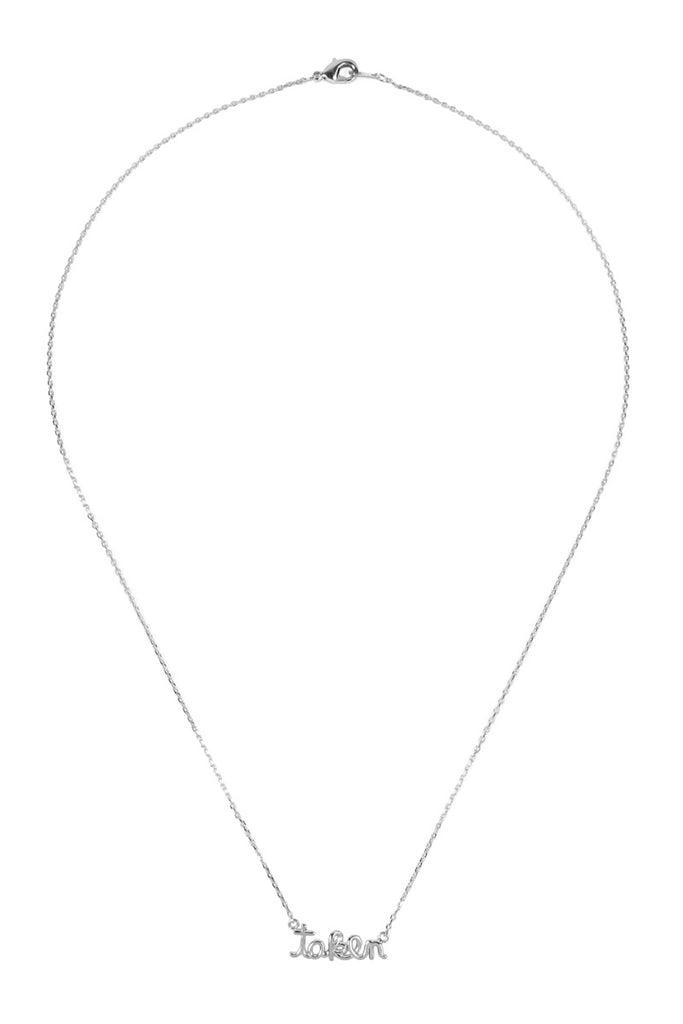 HDNC4N24 - "TAKEN" CAST PENDANT NECKLACE
