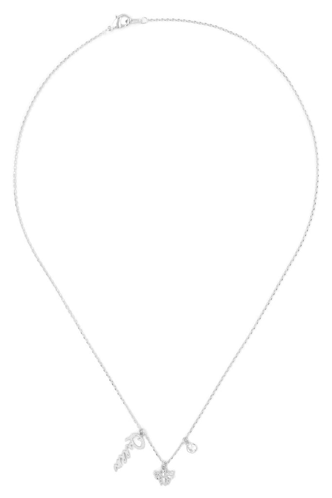 QUEEN BEE CUBIC ZIRCONIA PENDANT NECKLACE