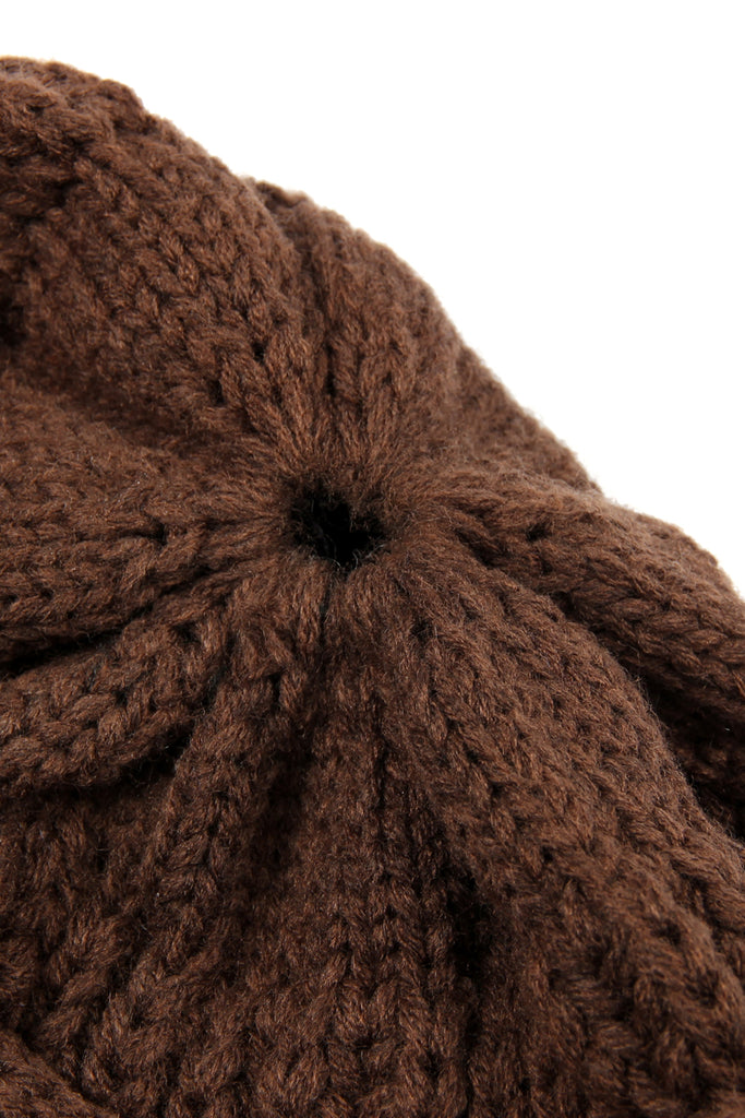 HDT2511 - LEOPARD CUFF KNITTED BEANIE