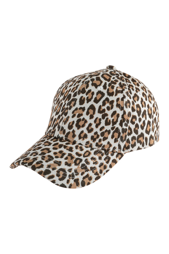 LEOPARD SKIN PRINTED CAP