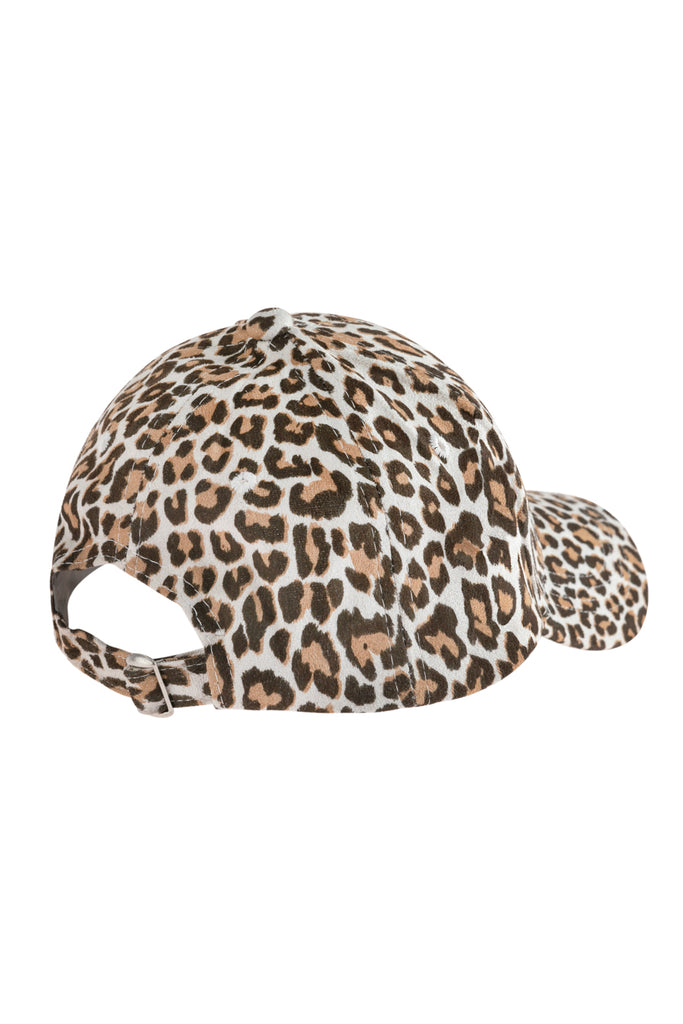 LEOPARD SKIN PRINTED CAP