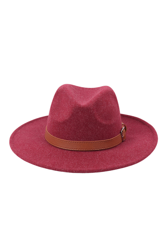 BRIM FASHION HAT W/ ADJUSTABE BUCKLE