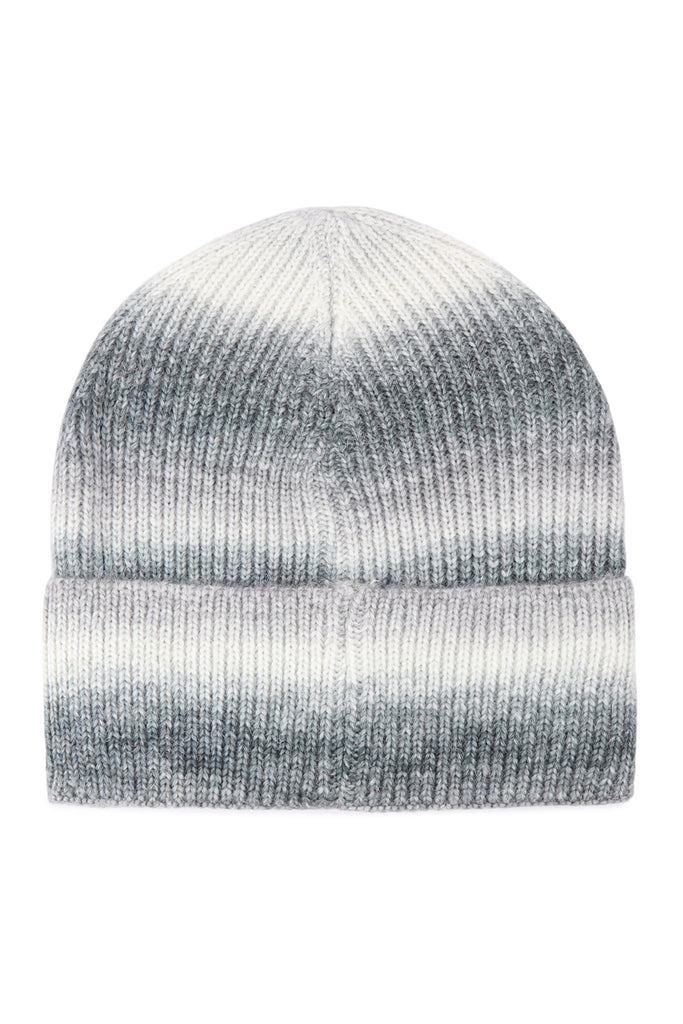 STRIPED KNITTED BEANIE