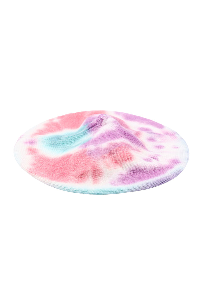 TIE DYE BERET FASHION HAT