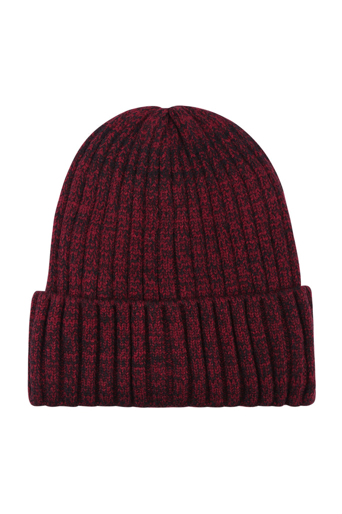 PLAIN KNITTED BEANIE