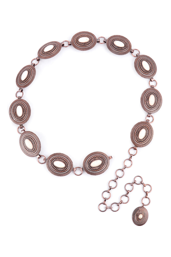 BOHO SEMI PRECIOUS STONE CHARM BELT