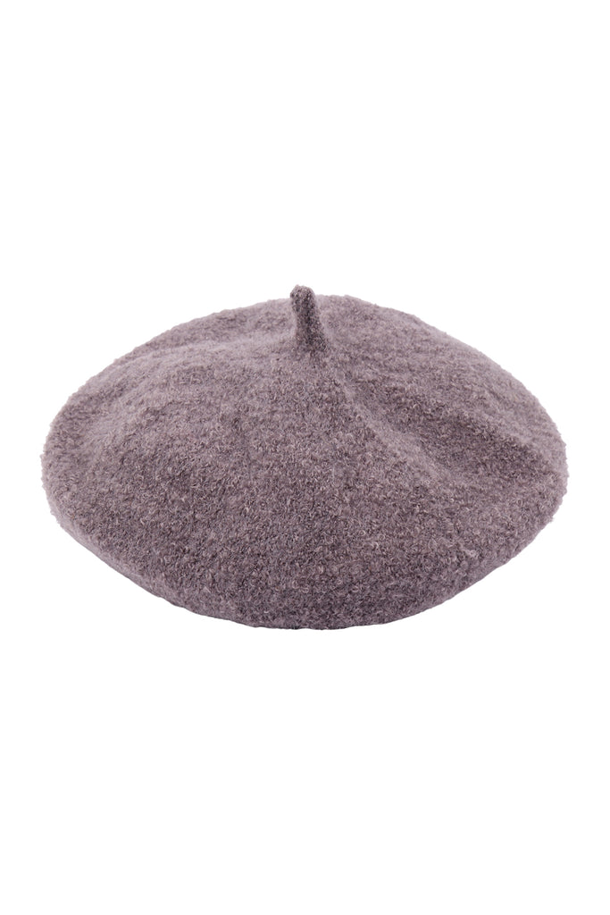 FLEECE ACRYLIC BERET HAT