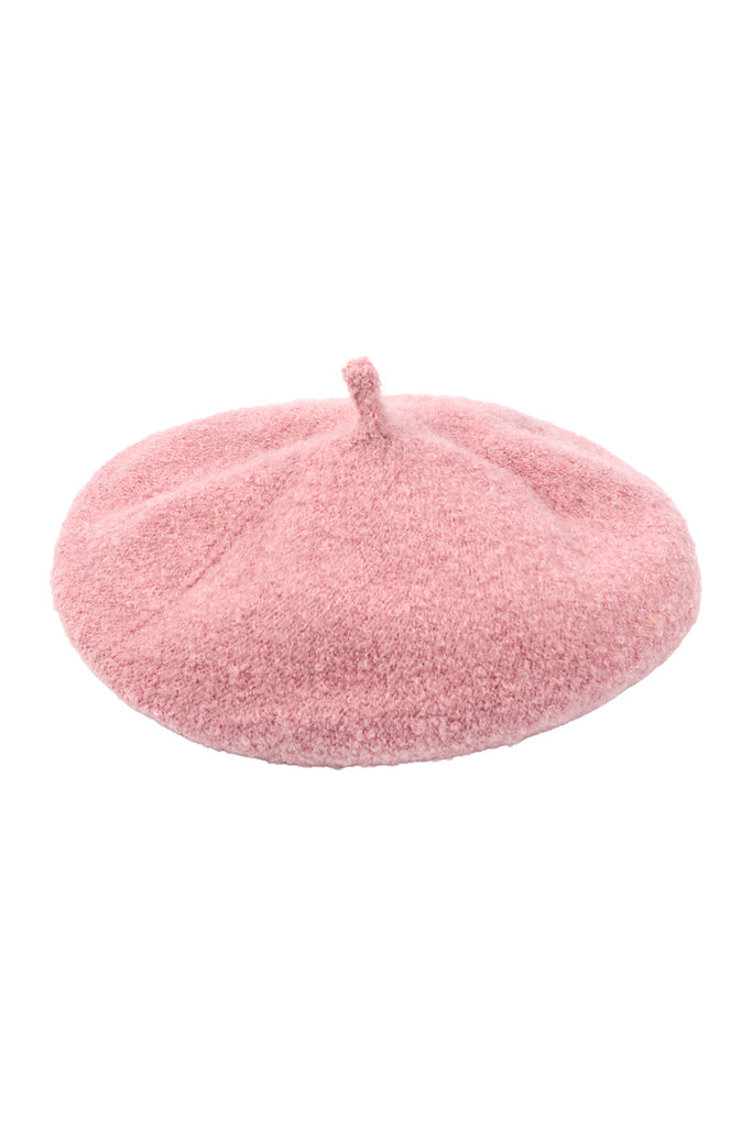 FLEECE ACRYLIC BERET HAT