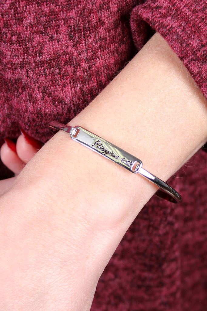 Philippians Hinge Plated Bracelet