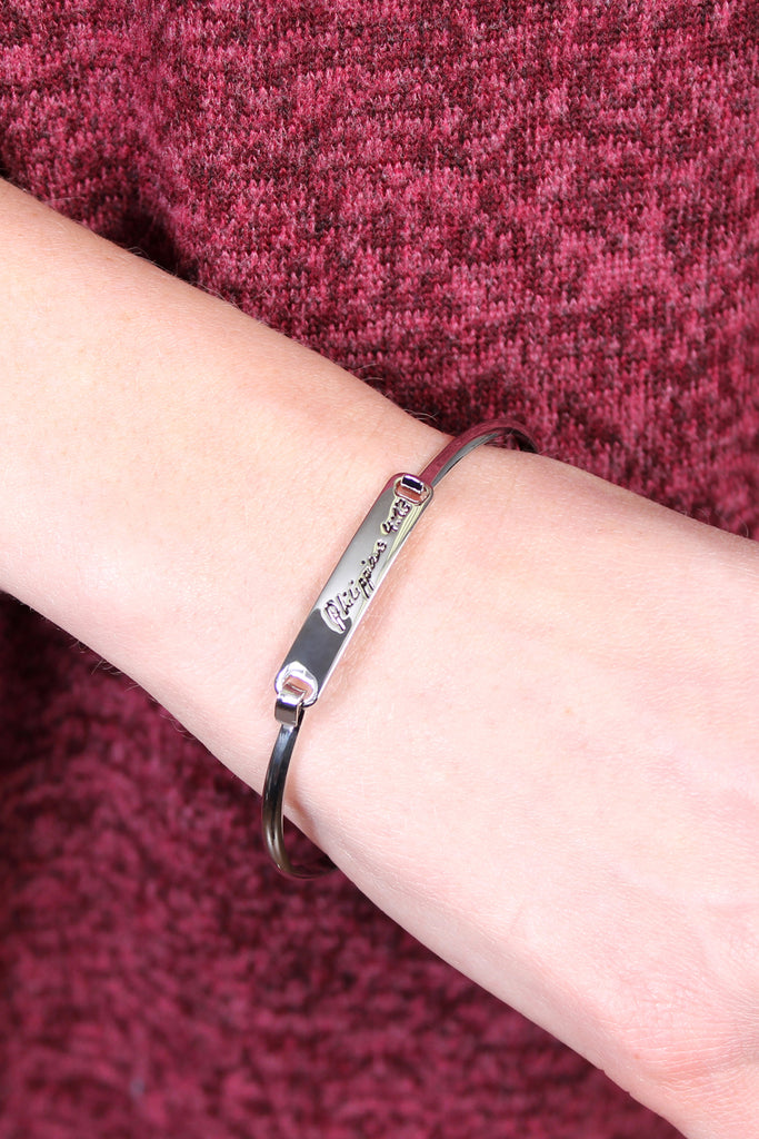 Philippians Hinge Plated Bracelet