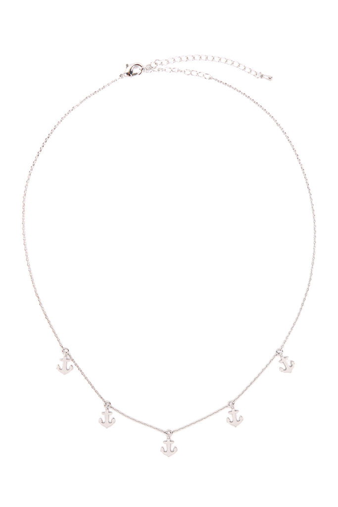 INB317 - ANCHOR DAINTY STATIONERY CHARM NECKLACE