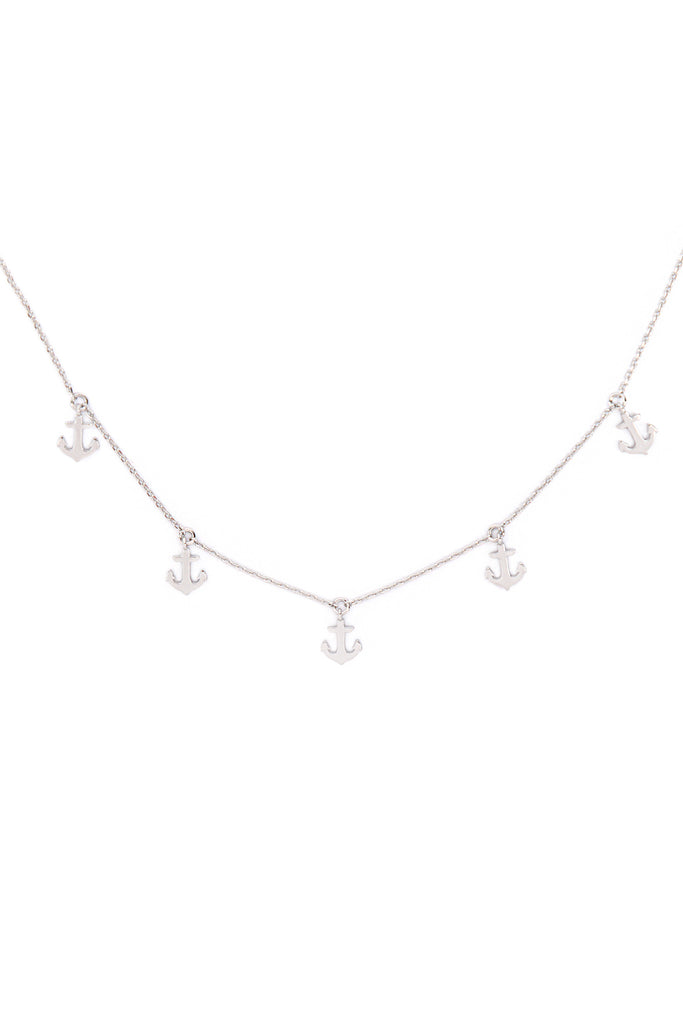 INB317 - ANCHOR DAINTY STATIONERY CHARM NECKLACE