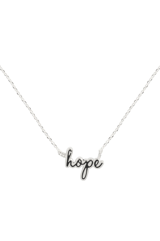 INB433 - "HOPE" SCRIPT NECKLACE
