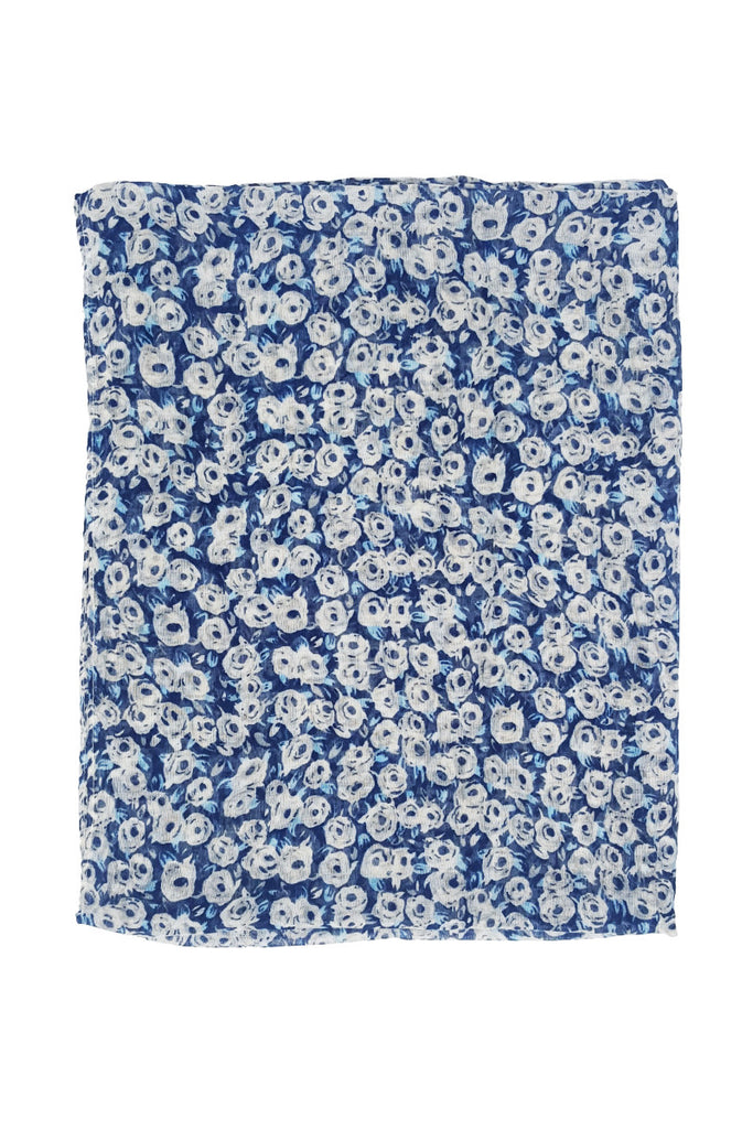 Rose Print Infinity Scarf