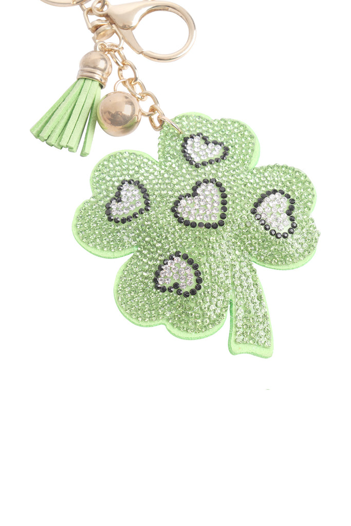 CLOVER TASSEL KEYCHAIN