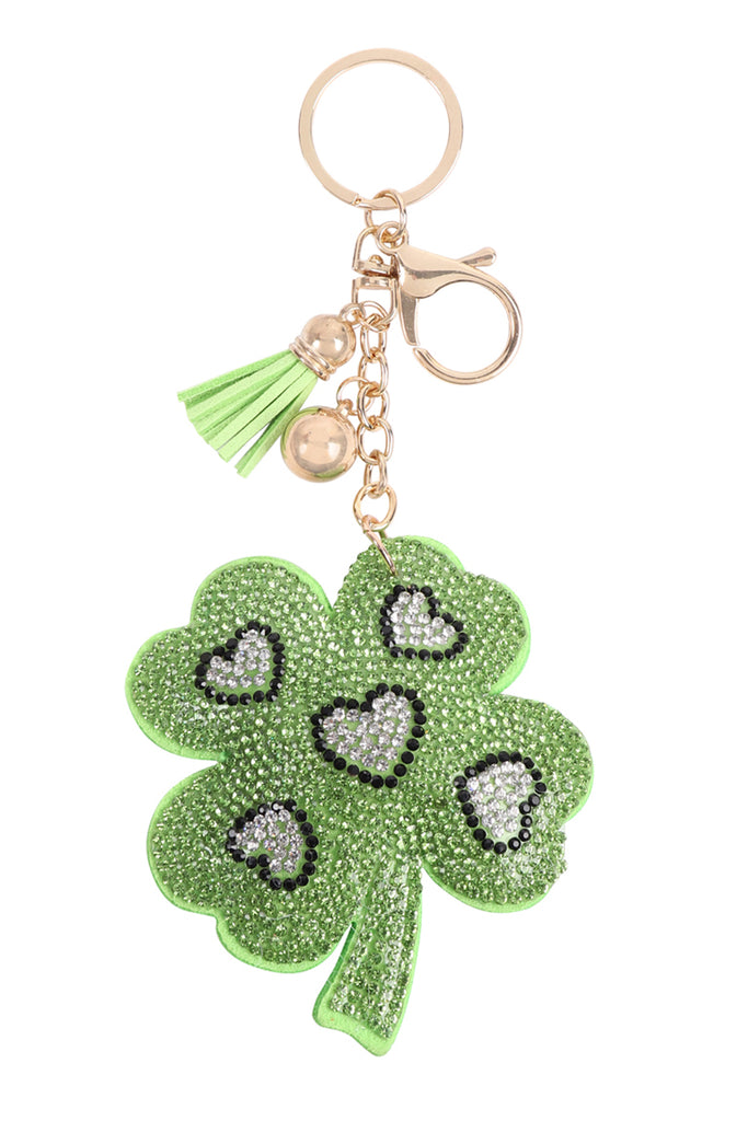CLOVER TASSEL KEYCHAIN