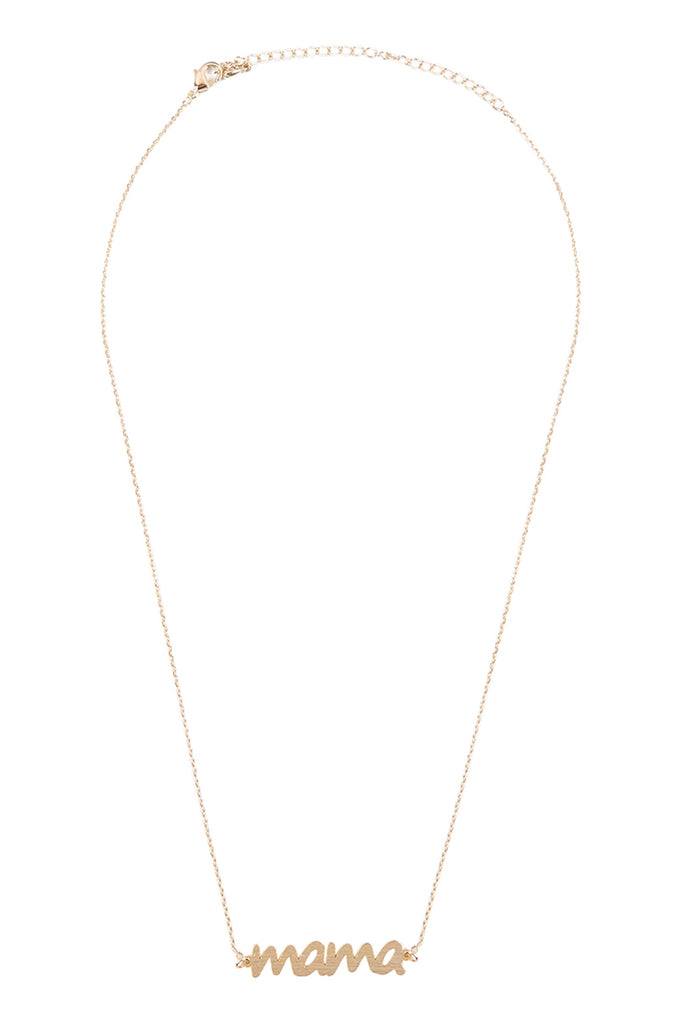 "MAMA" LETTERING NECKLACE