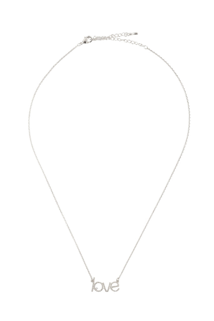 BALL TEXTURE "LOVE" NECKLACE