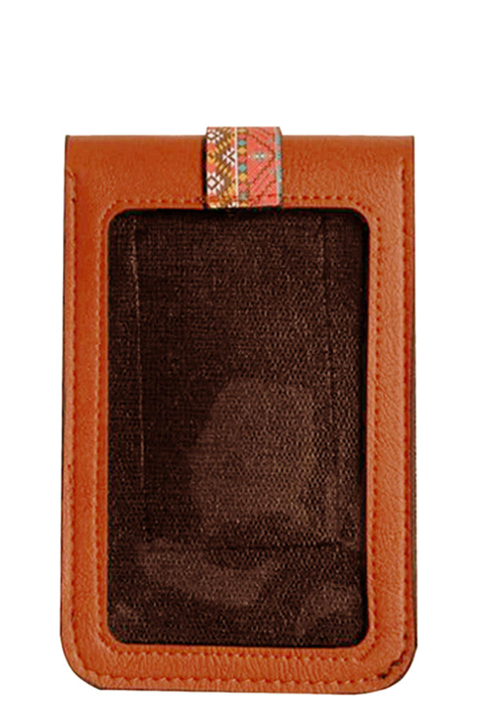 AZTEC CELLPHONE CROSSBODY BAG WITH CLEAR WINDOW