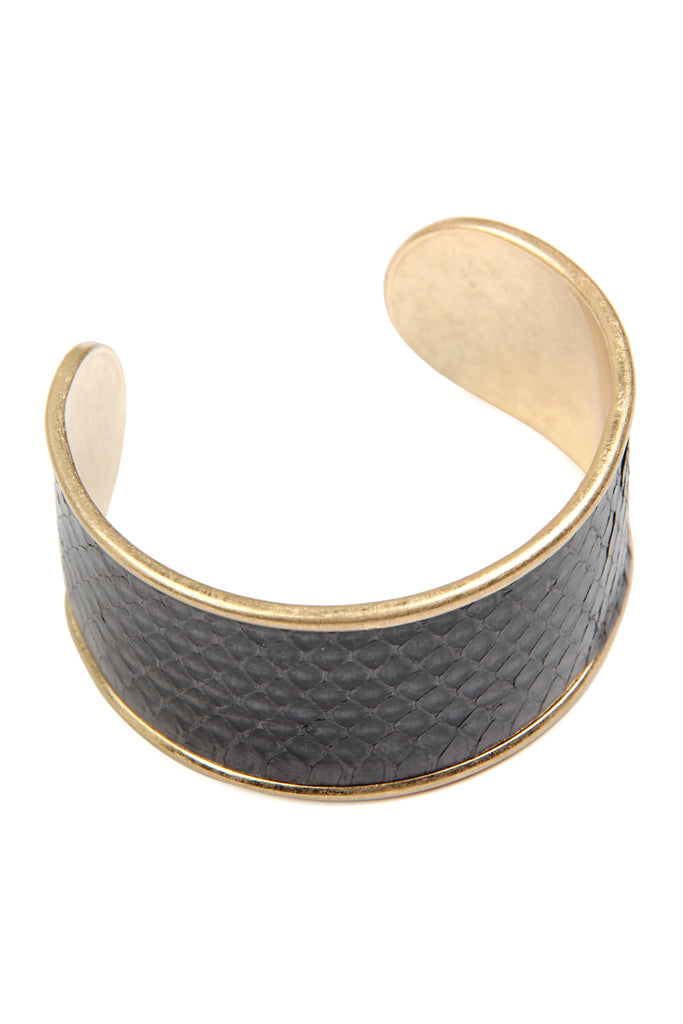 MB4037 - GENUINE LEATHER CUFF BRACELET