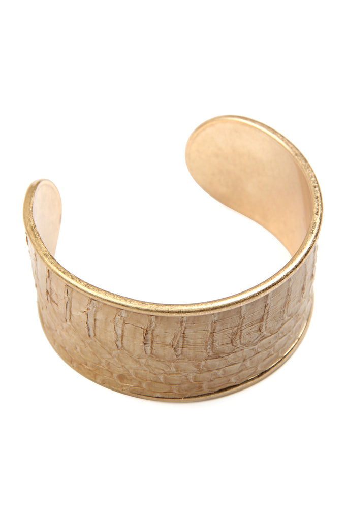 MB4037 - GENUINE LEATHER CUFF BRACELET