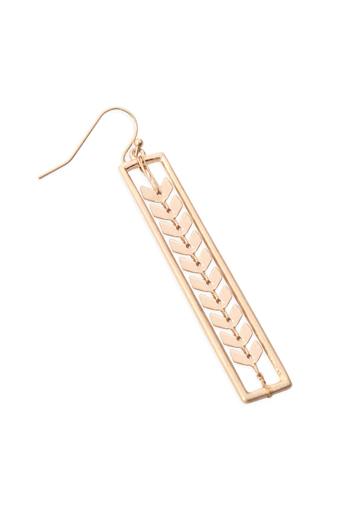 ME10280 - ARROWHEAD CHAIN EARRINGS