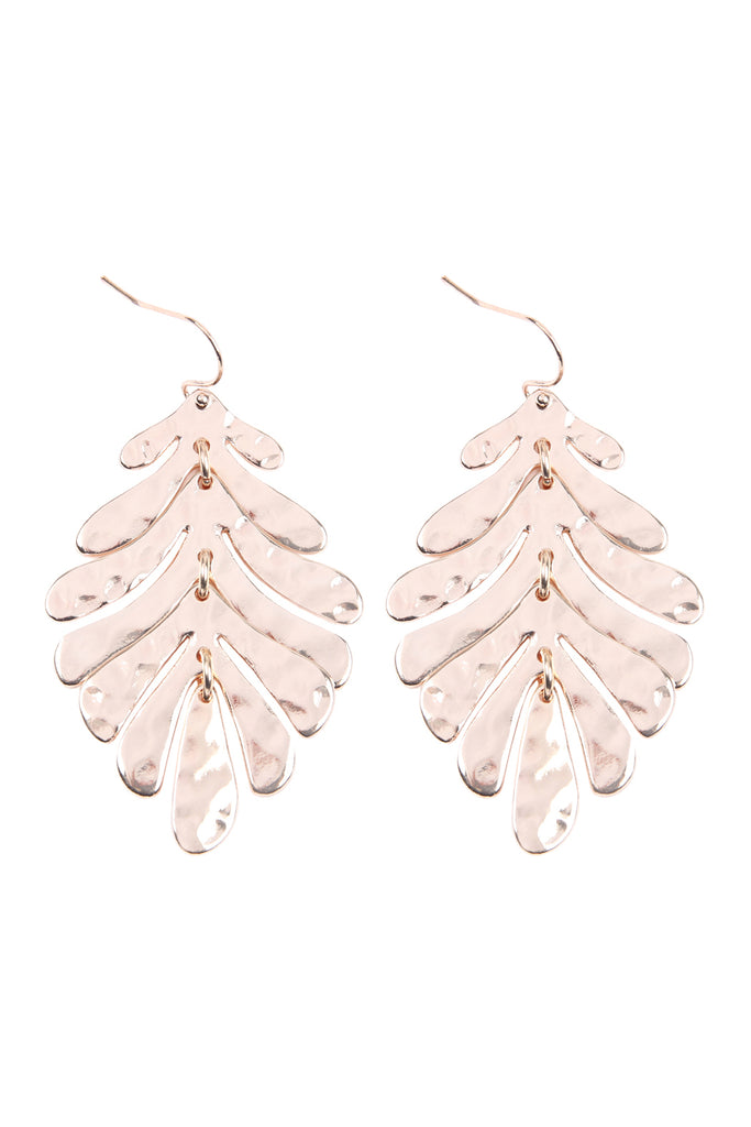 ME4297 - FISH HOOK CAST METAL EARRINGS