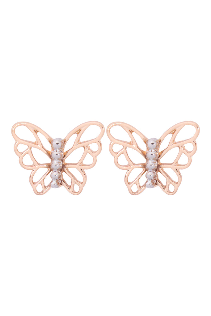ME4790 - BUTTERFLY CAST STUD EARRINGS