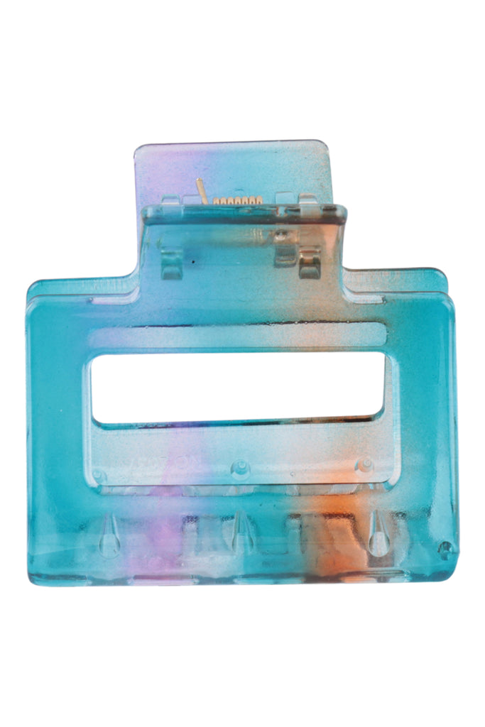 DYE RESIN SQUARE HAIR CLAW PIN HAIR ACCESSORIES