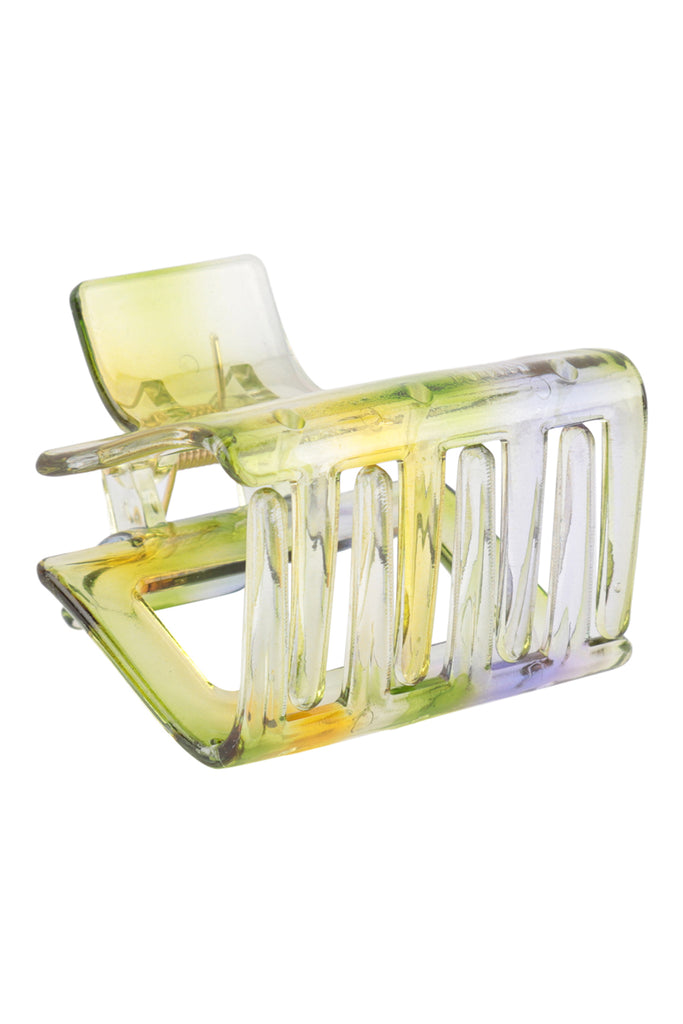 DYE RESIN SQUARE HAIR CLAW PIN HAIR ACCESSORIES