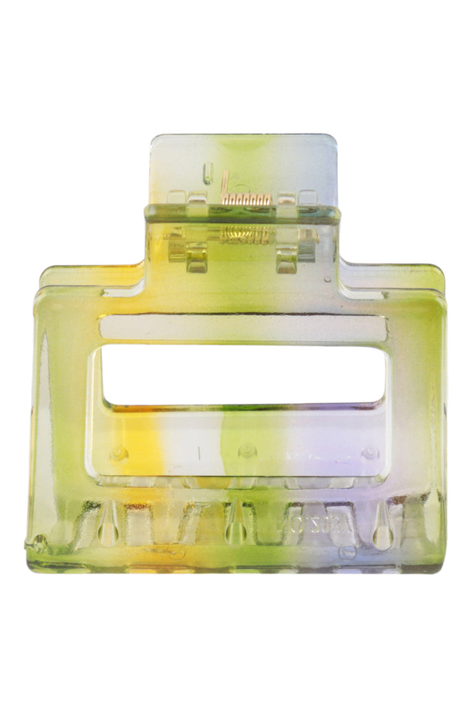 DYE RESIN SQUARE HAIR CLAW PIN HAIR ACCESSORIES