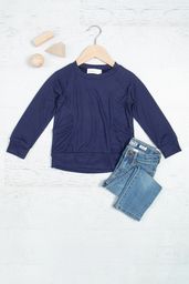 Kids Everyday Long Sleeve Side Pocket Top