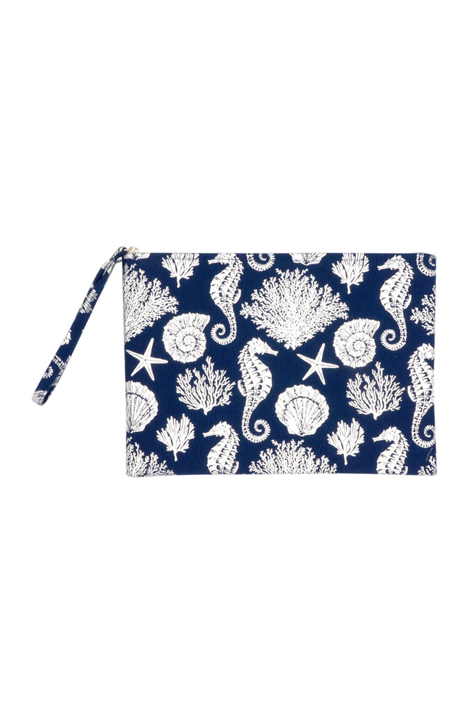 GOLD FOIL SEA LIFE POUCH