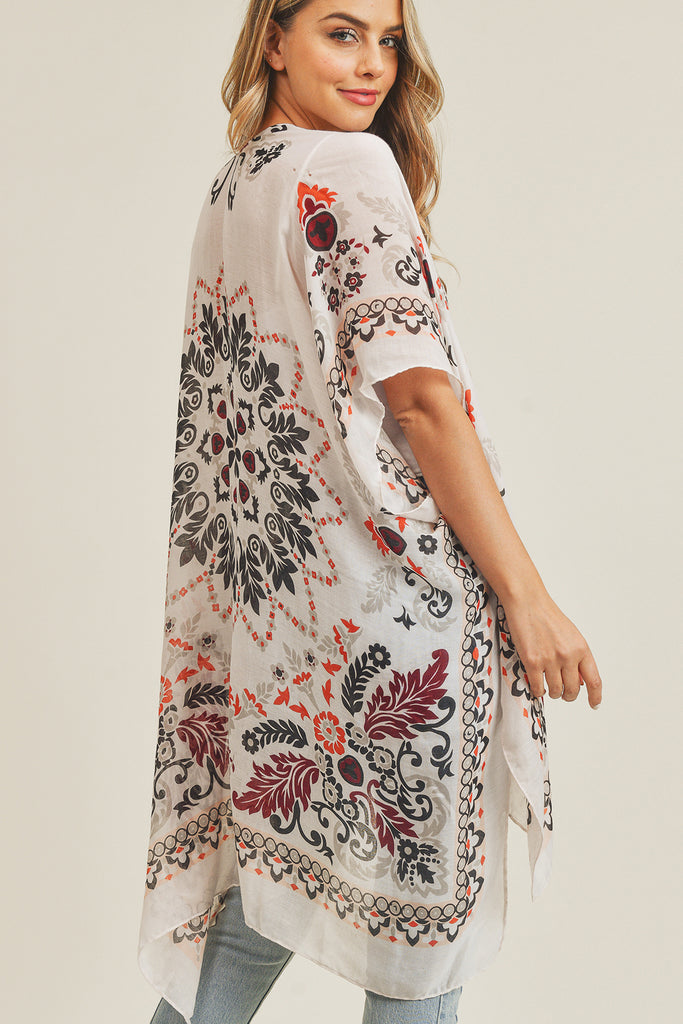 BOHEMIAN PRINT KIMONO