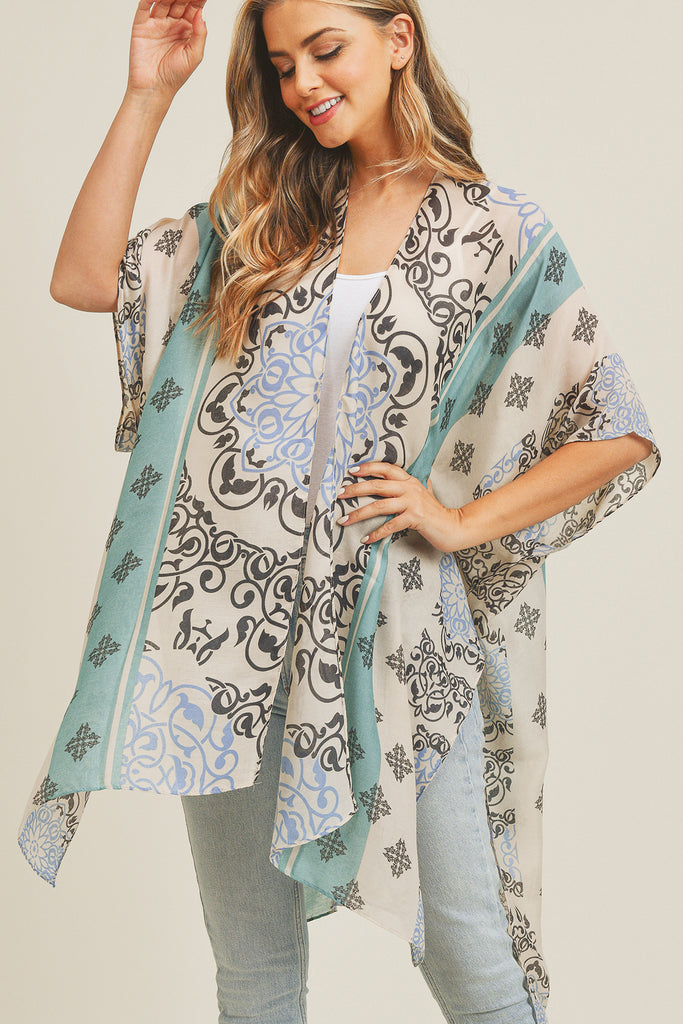 MS0211 - BOHEMIAN PATTERN KIMONO