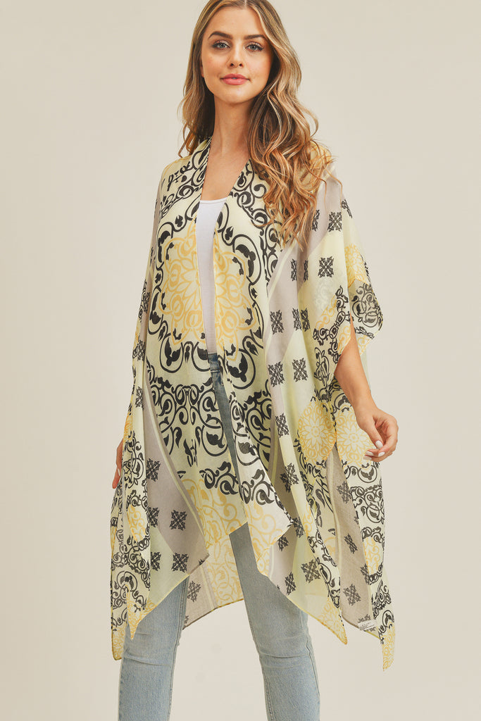 MS0211 - BOHEMIAN PATTERN KIMONO