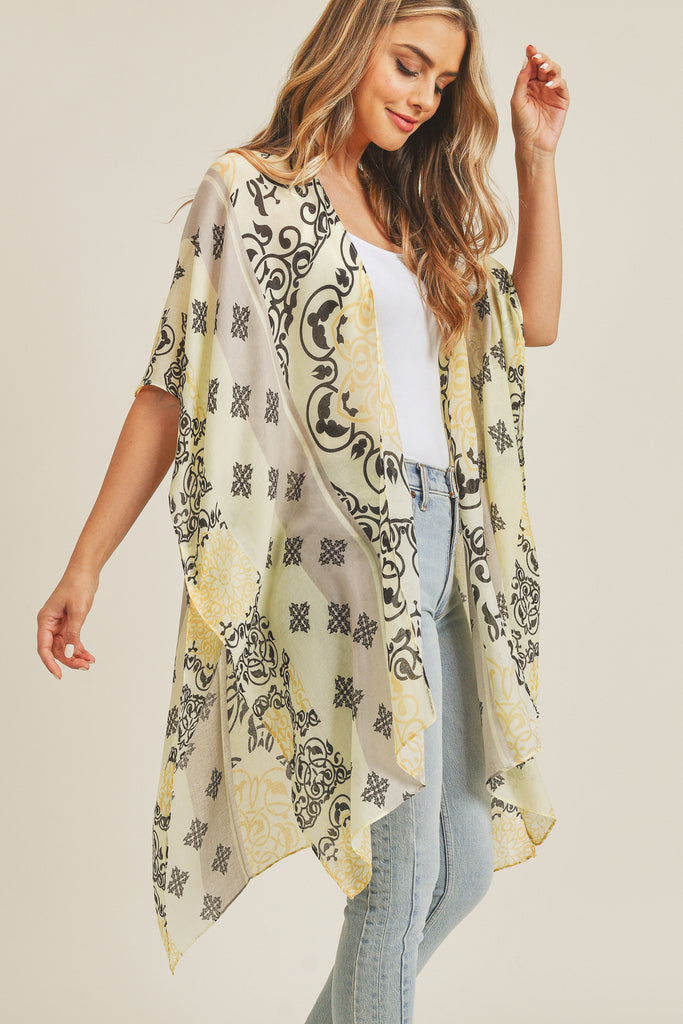 MS0211 - BOHEMIAN PATTERN KIMONO