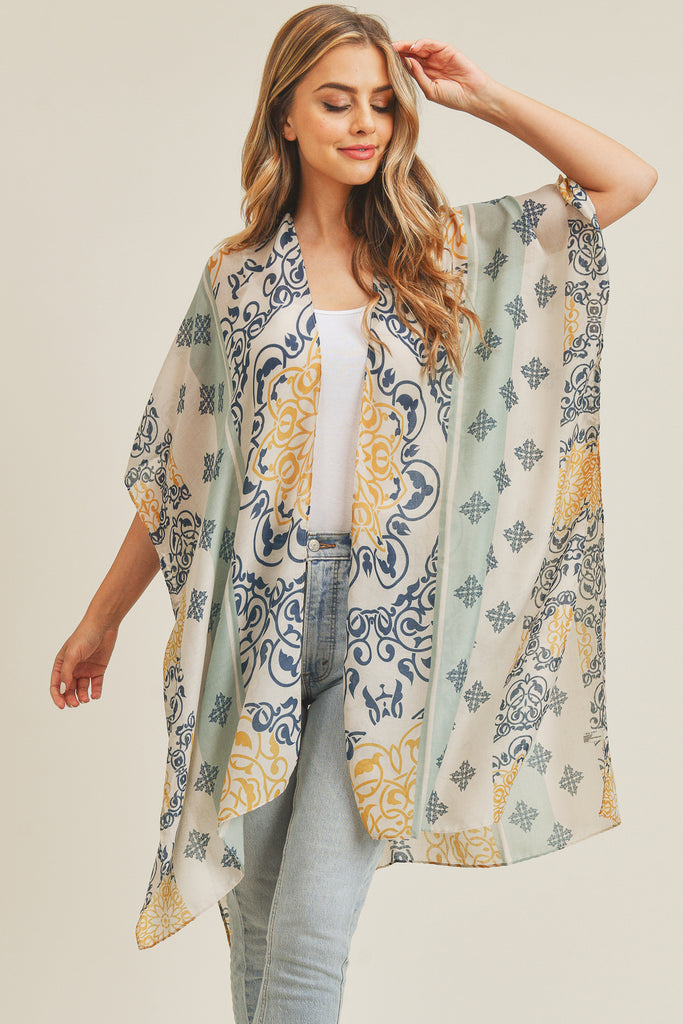 MS0211 - BOHEMIAN PATTERN KIMONO