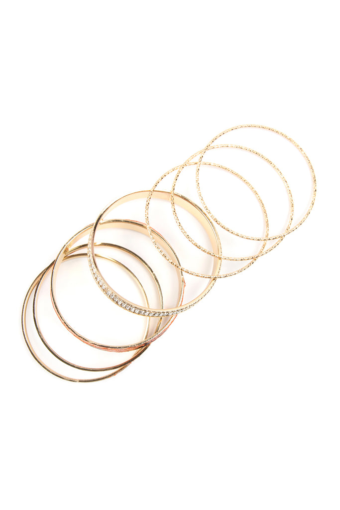 SNAKE SKIN PRINTED BANGLE SET