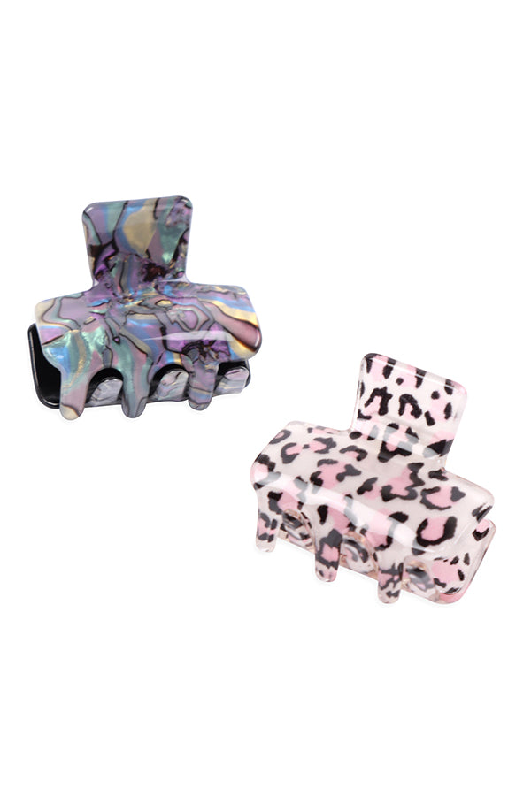 2PCS SET HAIR CLAW CLIP