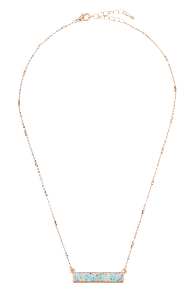 FLORAL PENDANT NECKLACE