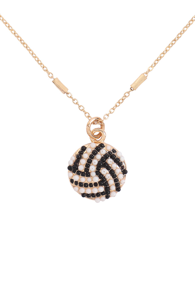 SPORTS SEED BEAD CHAIN NECKLACE