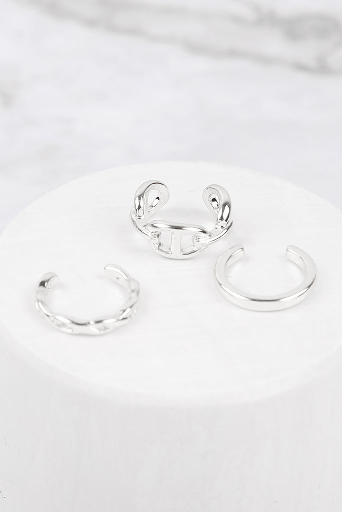 CHAIN SET NO PIERCING EAR CUFF