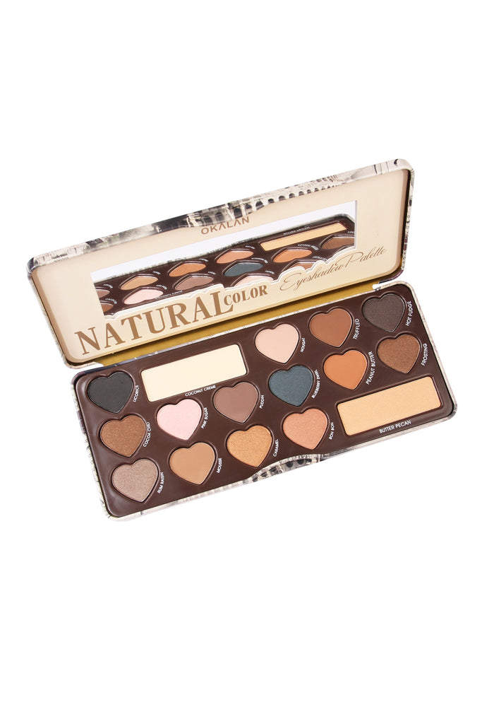 Okalan Natural Colors Eyeshadow Palette