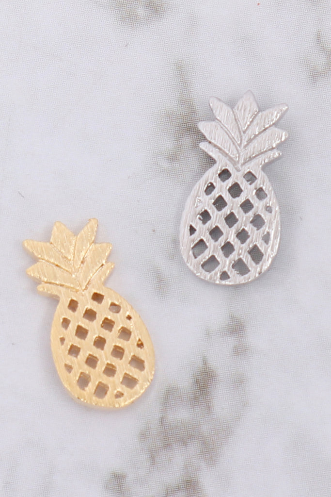 PINEAPPLE CAST POST EARRINGS