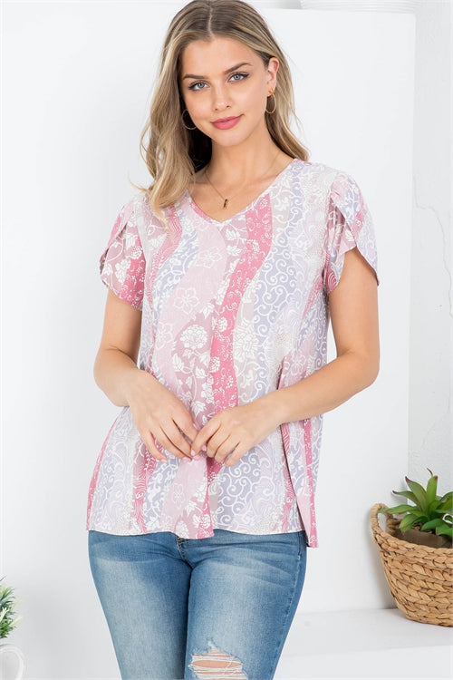Floral Morocan Printed Top
